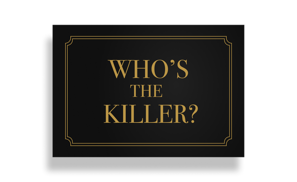 Who's the killer?