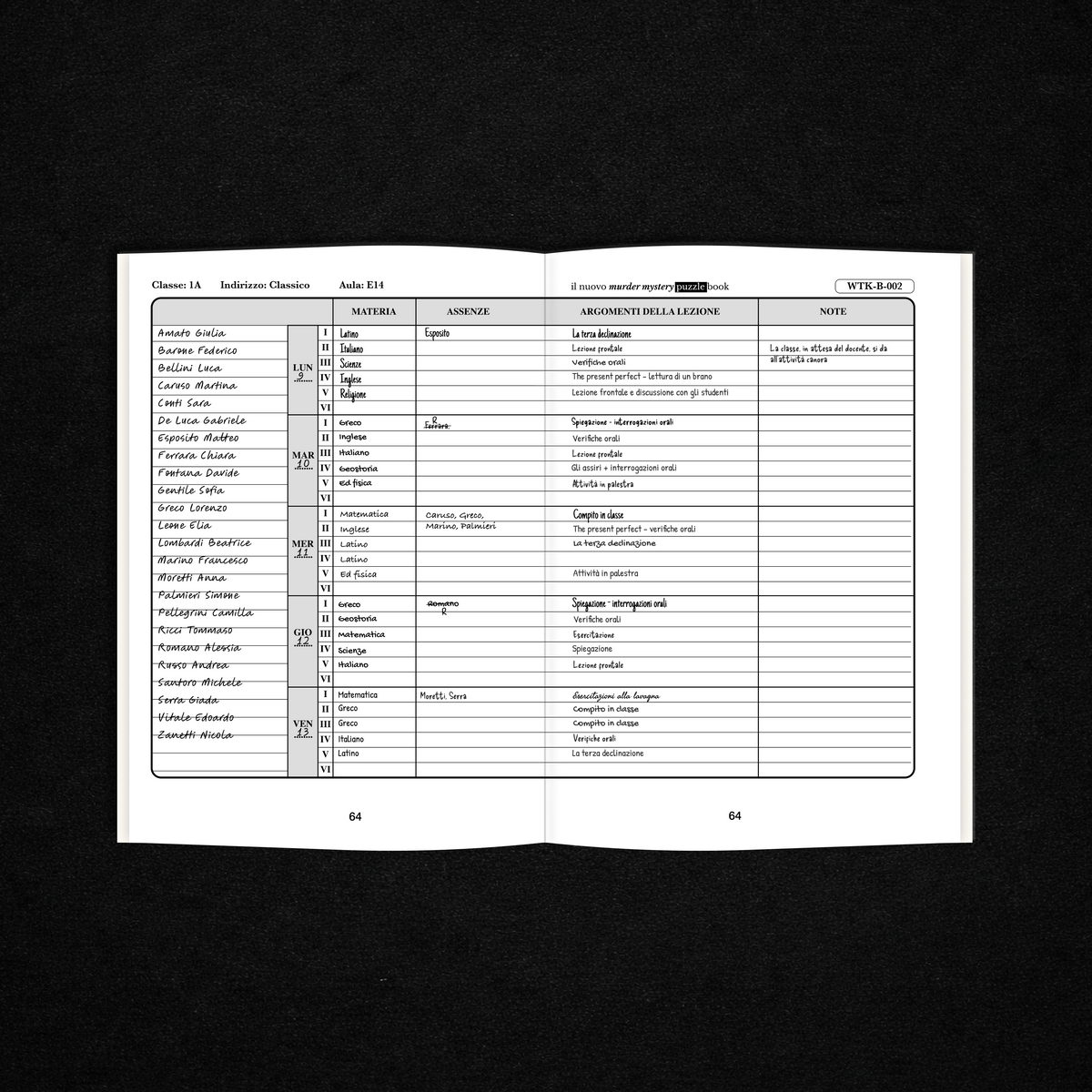Il killer della scuola - Who's the killer? Book
