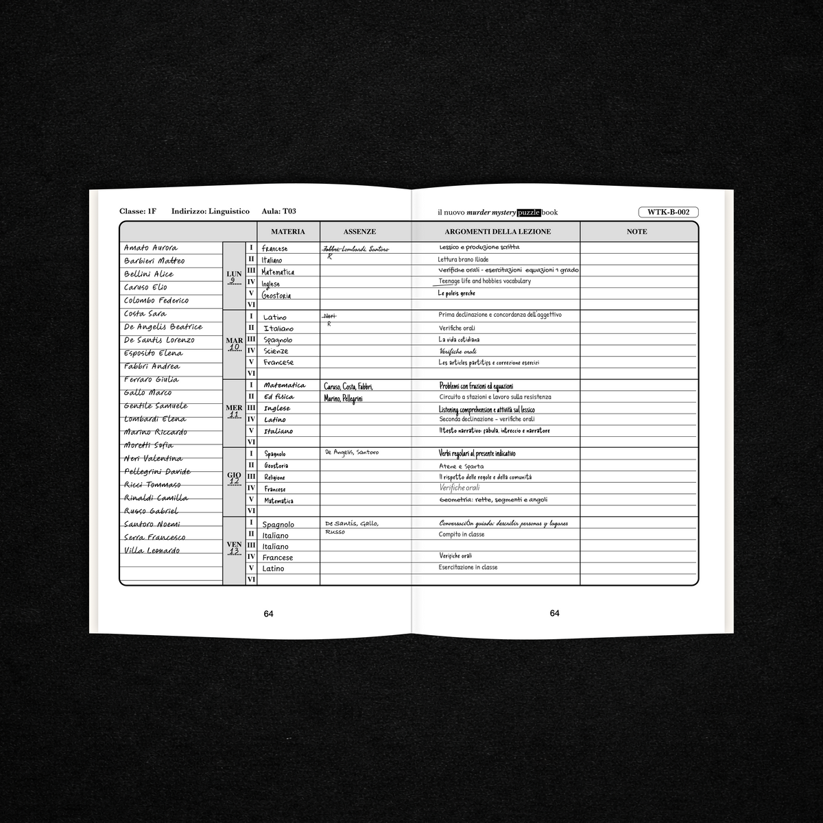 Il killer della scuola - Who's the killer? Book
